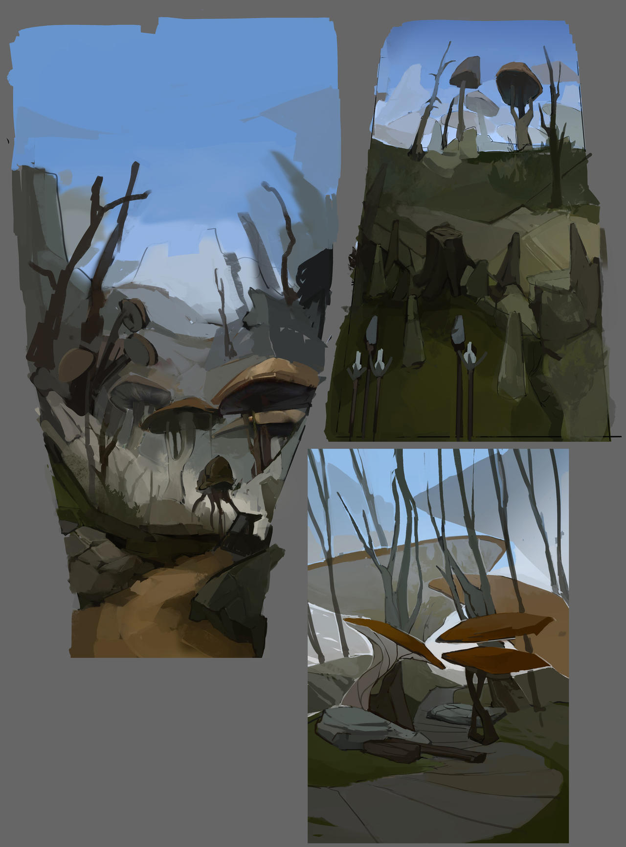 Morrowind scenery sketches