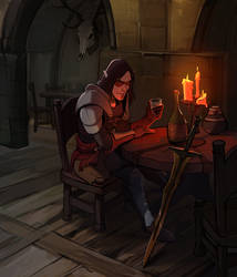 In the tavern
