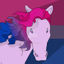 Bisexual Pride Horse Icon