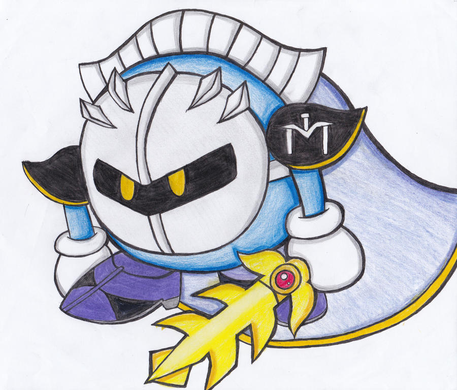 :Meta Knight: by RoseBereArtist on DeviantArt