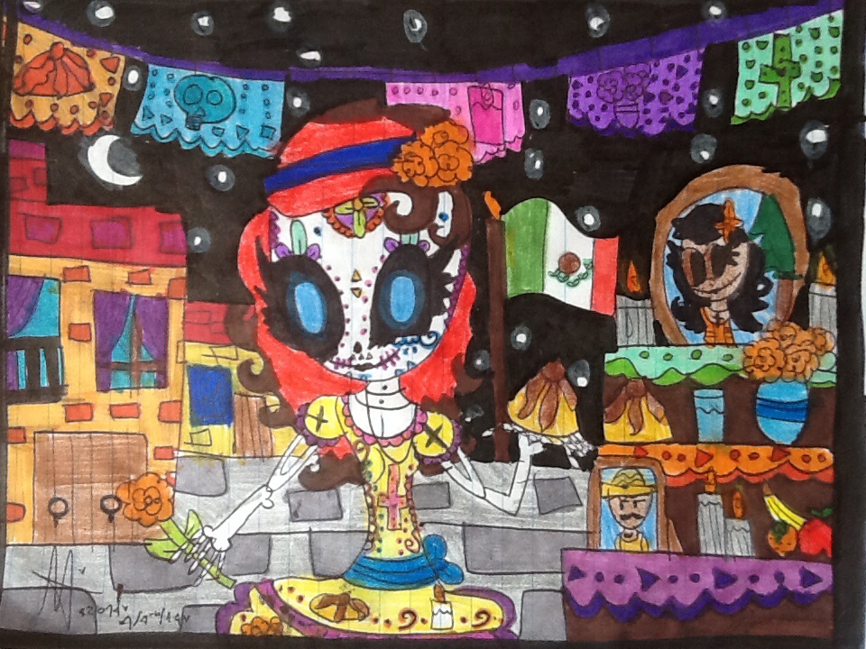 .:Skellie in dia de los muertos:.