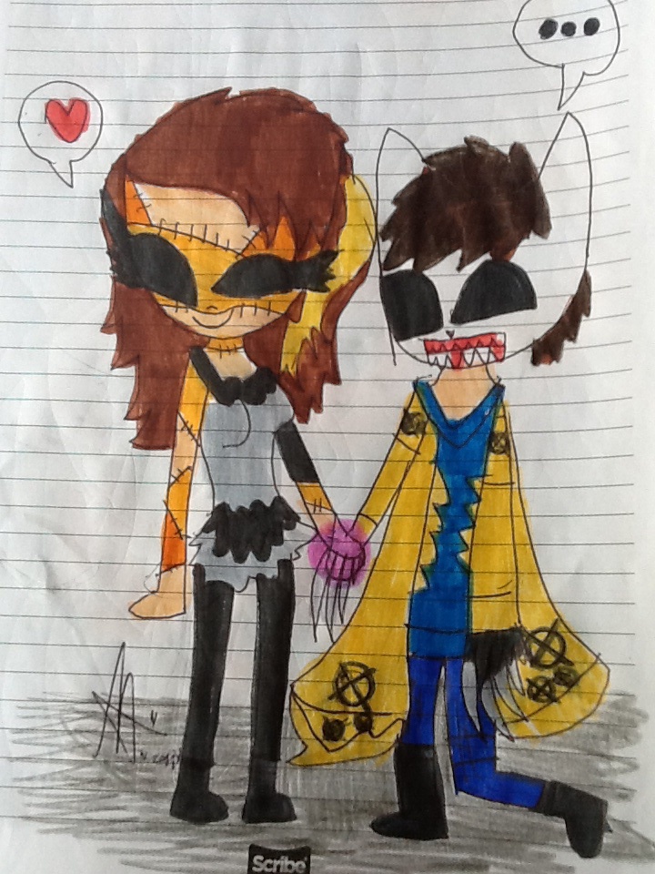 .:The cat hunter and Grace chibi:.