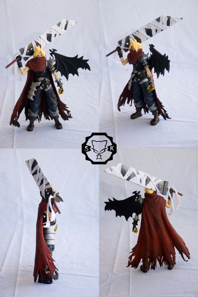 custom KH1 Cloud action figure