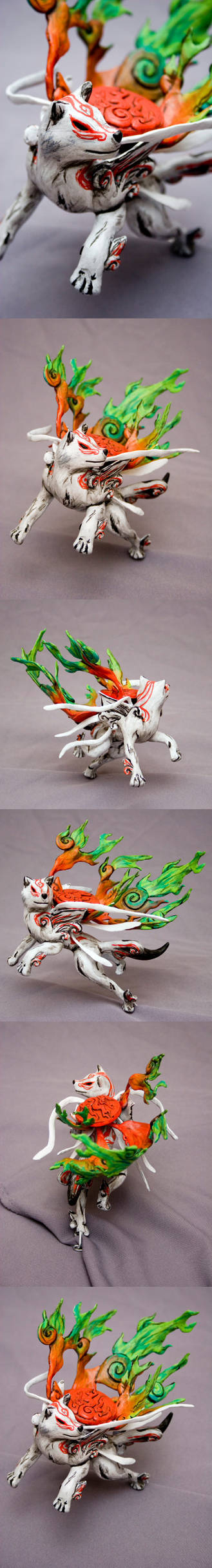 Okami Shiranui sculpture