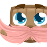 Tiny box Tim and a warfstache