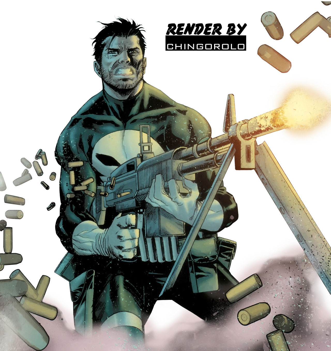Leon with the Punisher Handgun by TylerTouchdown on DeviantArt