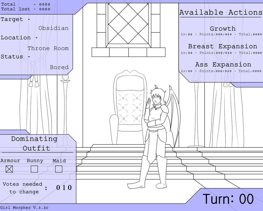 Girl Morpher V3.2c - Turn 00 - Closed by Ifrit9 on DeviantArt