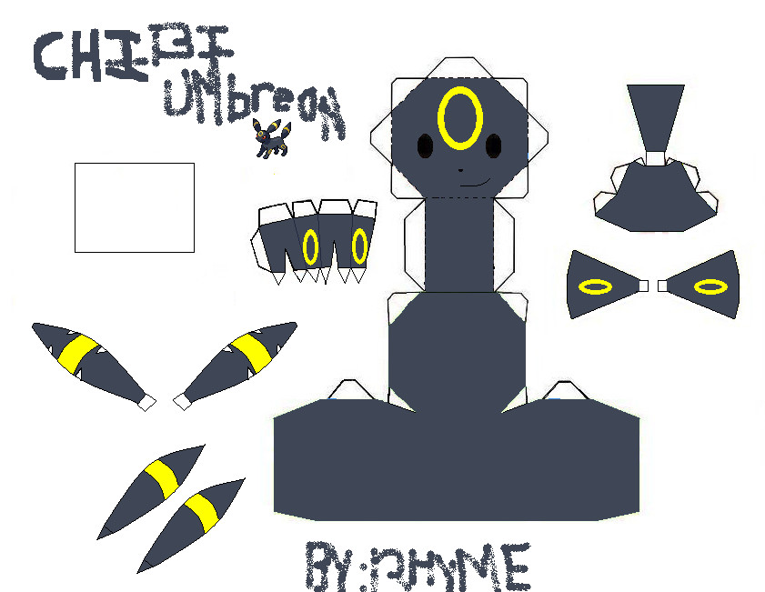 Chibi Umbreon Template