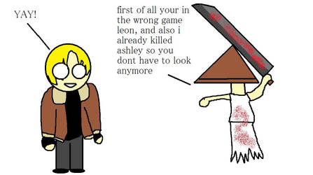 Leon goes to silent hill