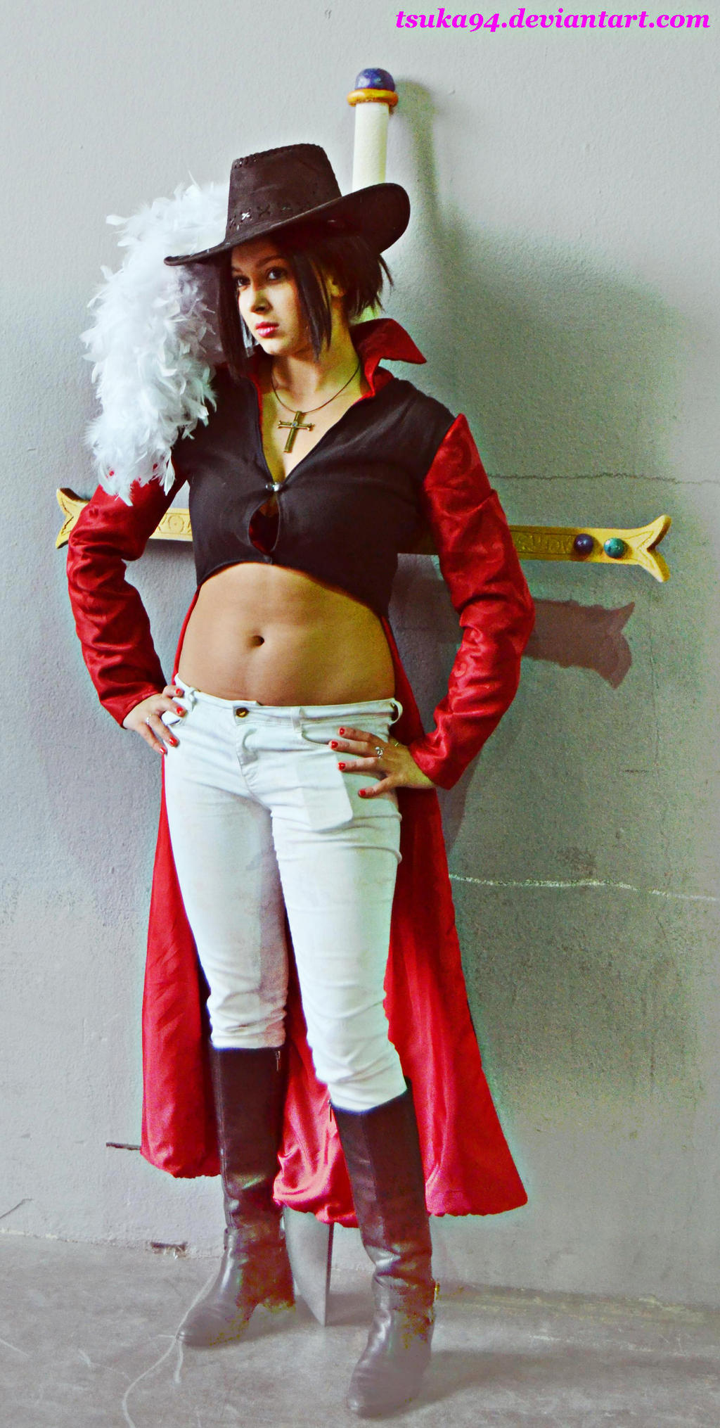 Mihawk Robe Female Mihawk by tsuka94 on DeviantArt