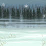 Snowy Pine Forest - Free 2 Use Background