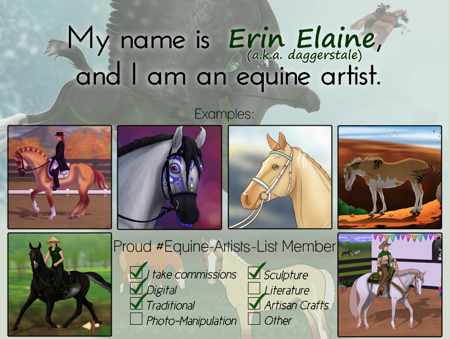 Equine Artists List - daggerstale