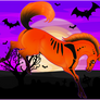 Frolicking Halloween Horse Adopt - SOLD