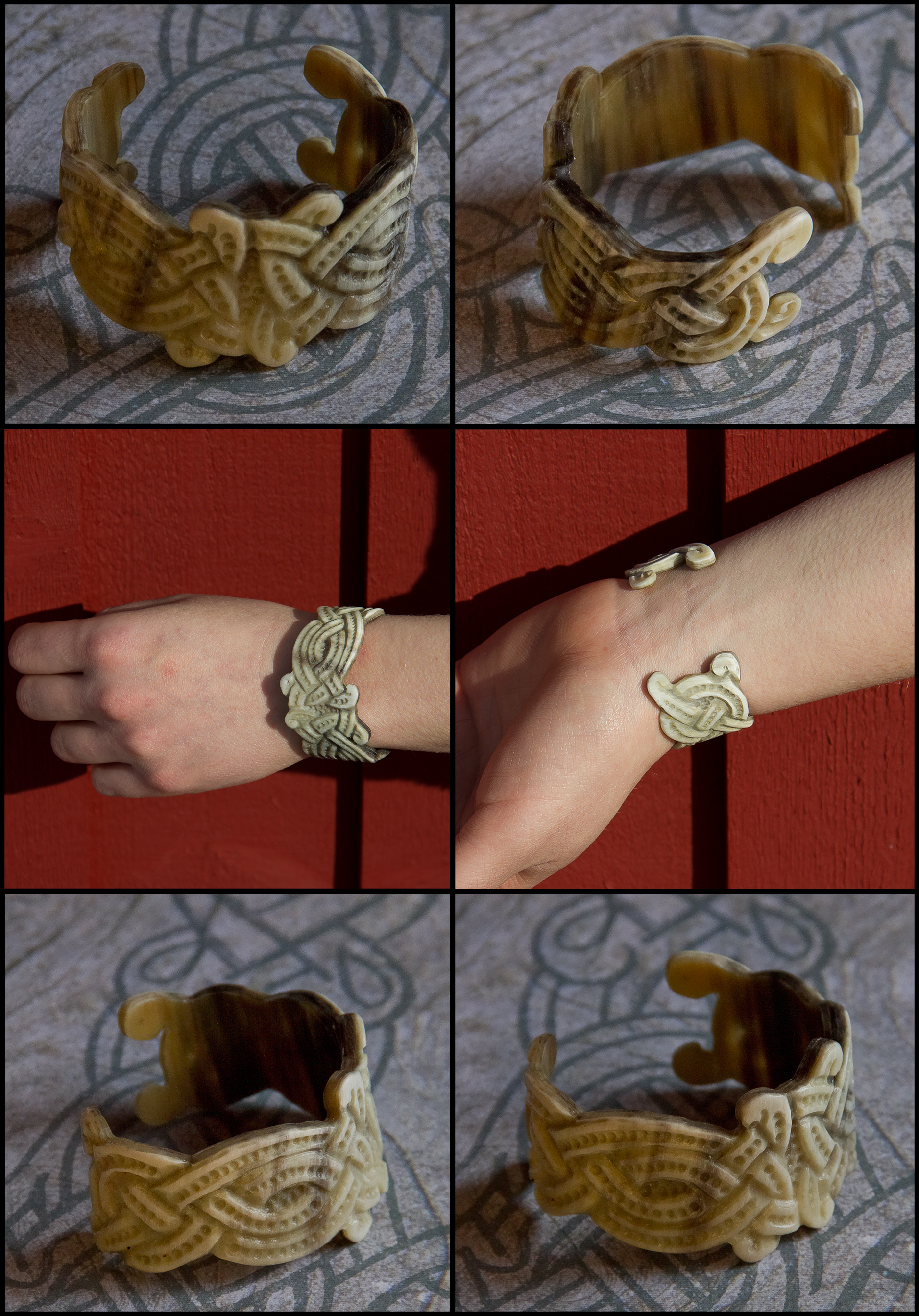 Hand of Fate Horn Bracelet