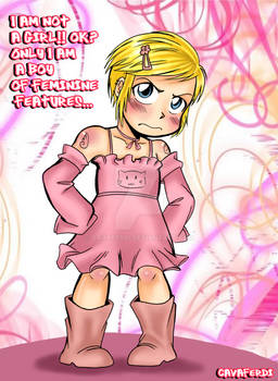 I am not a girl! ok? digital color