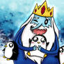 ICE KING and GUNTERS adventure time fanart