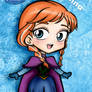 CHIBI ANNA of frozen fanart by cavaferdi