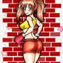 Boxing anime girl