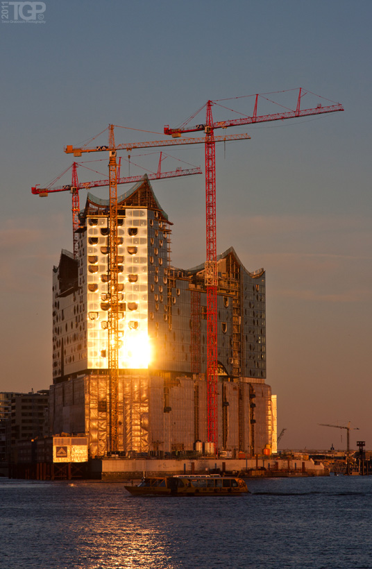 Elbphilharmonie, evening mood.