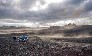 Iceland - watching the sandstorm