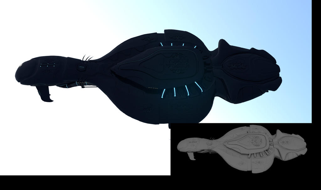 CCS Battlecruiser 3D Model 8