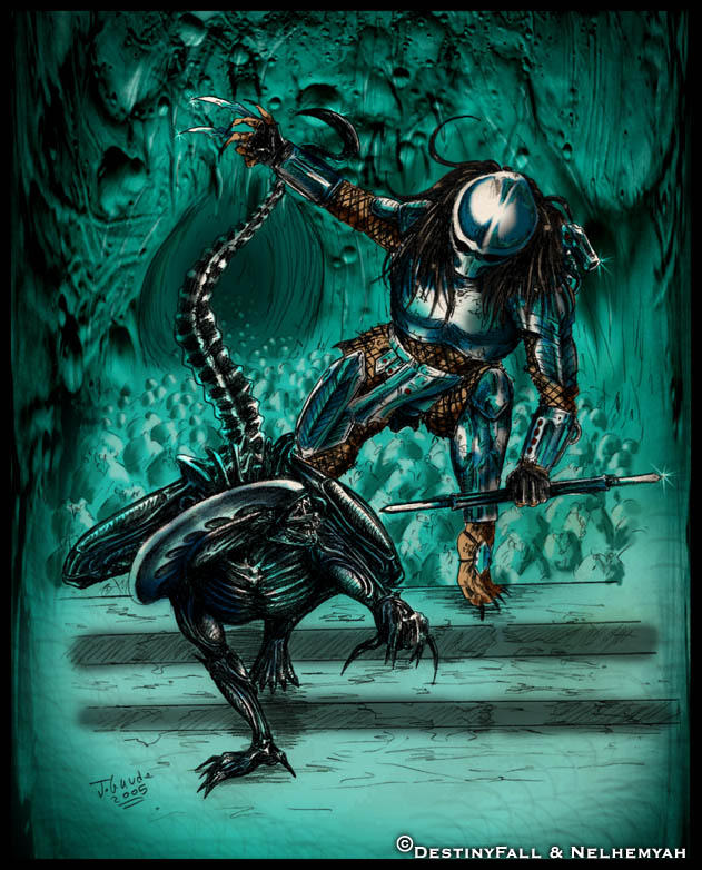 Avp Evolution Deviantart AvP Collaboration by Nelhemyah on DeviantArt