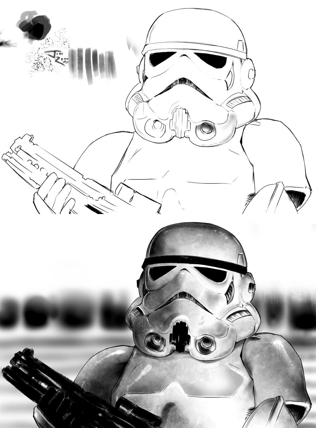 Stormtrooper Inktober '16