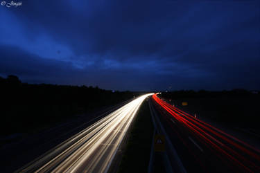 Highway At Night