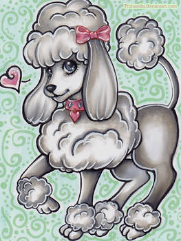 Cute Poodle Sequin