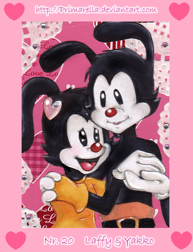 ACEO nr. 20 Laffy and Yakko HAPPY BIRTHDAY