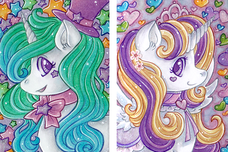 ACEO: Sugar Ponies