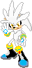 Silver the Custom Pixel Art