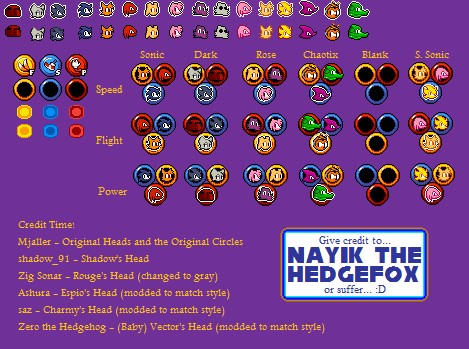 Ultimate Sonic Battle/Advance Sprite Sheet by Blitz215theSpriter on  DeviantArt