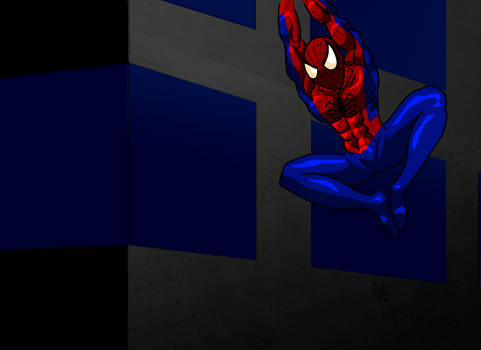 Spiderman at Night