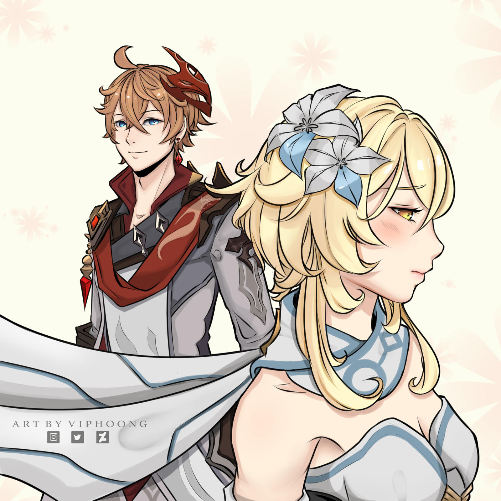 Childe x Lumine by Viphoong on DeviantArt