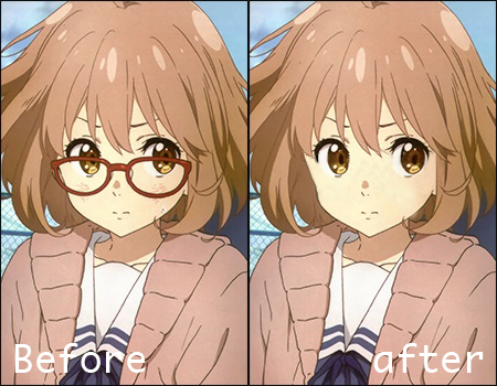 82 ideias de Kyoukai no Kanata  anime, anime glasses, sacrifício