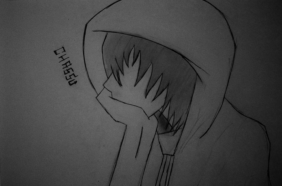 Anime - Emo Boy Drawing by Chassu on DeviantArt