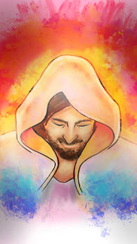 Iphone Jesus sketch