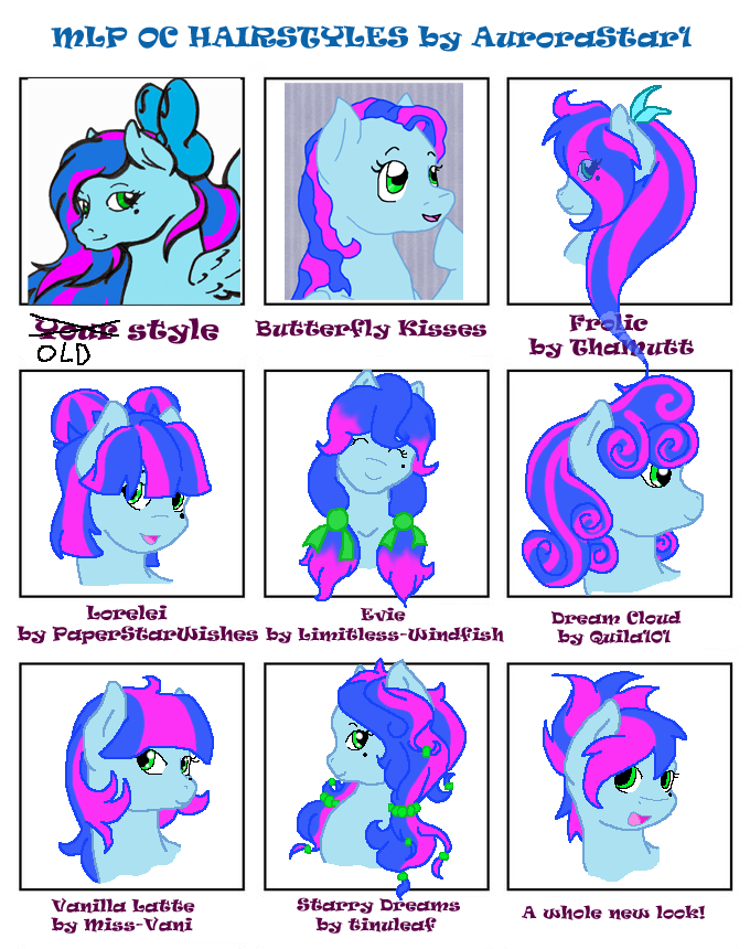 MLP OC Hairstyle Meme by Eva-Dayz on DeviantArt
