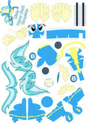 Misty Papercraft Template