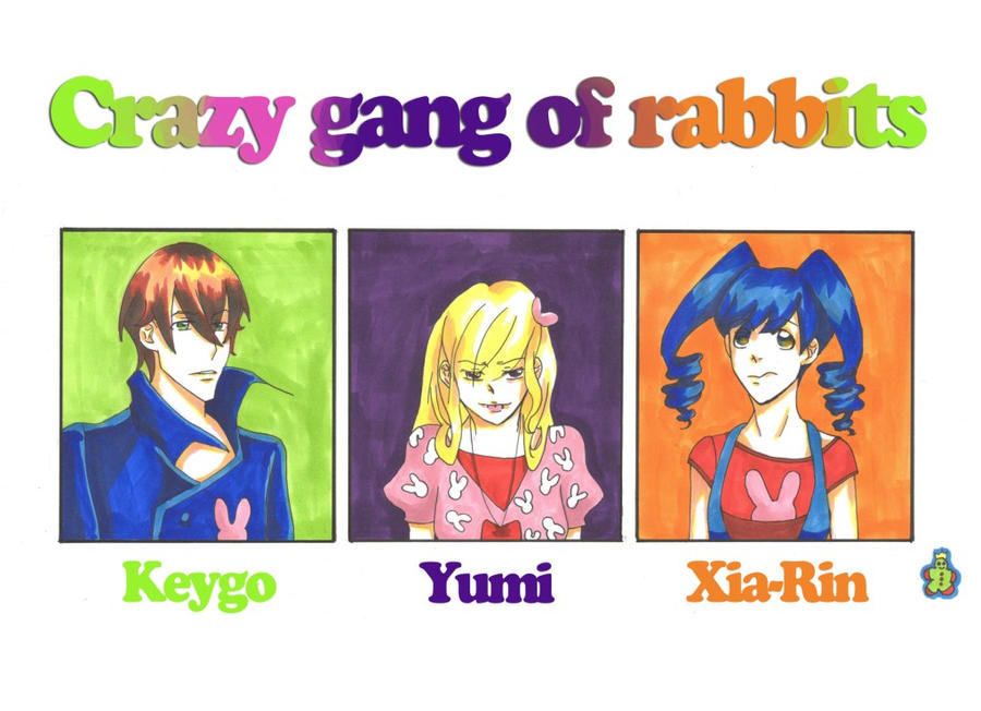 Crazy gang of rabbits by Keyleen4 on DeviantArt