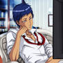 Aomine and the TV