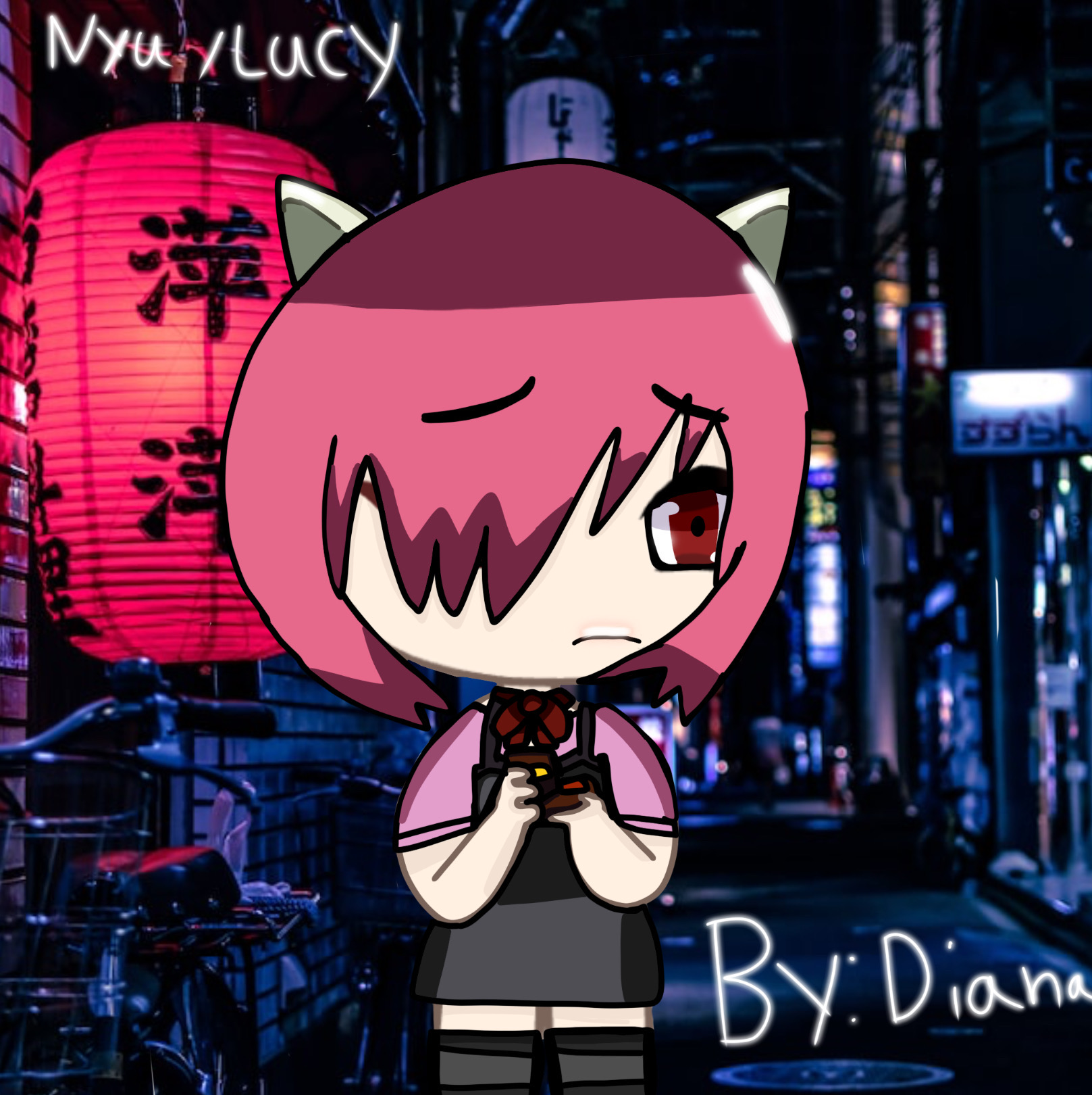 Nyu/ Lucy gacha edit by Dianagachaart on DeviantArt