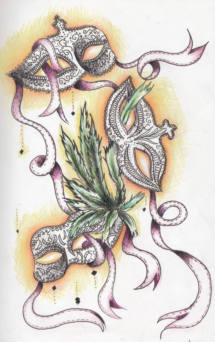 Falling Masks by NukiLee on DeviantArt