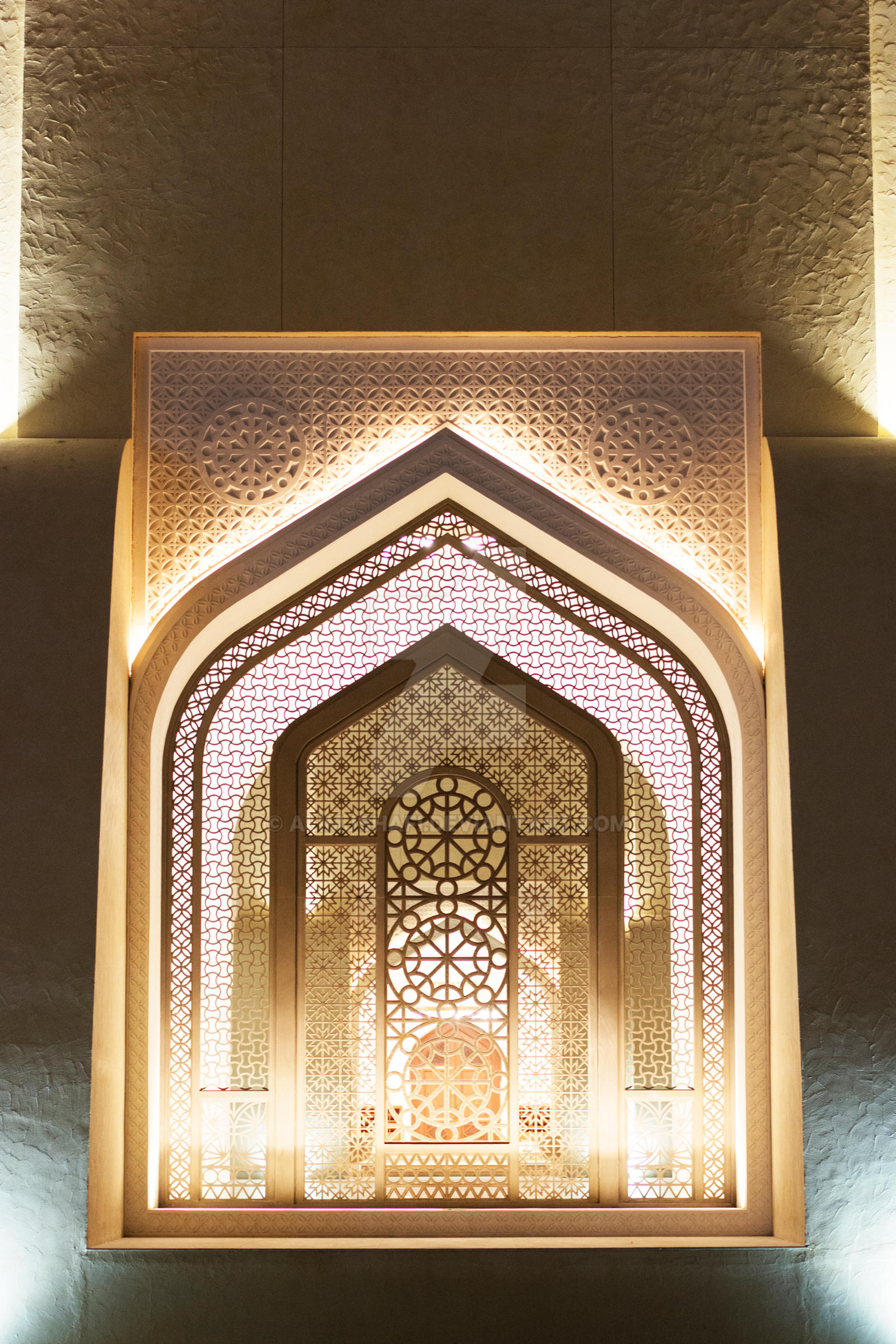 State Mosque of Qatar - Window Structure 2 by alimjshafi on DeviantArt