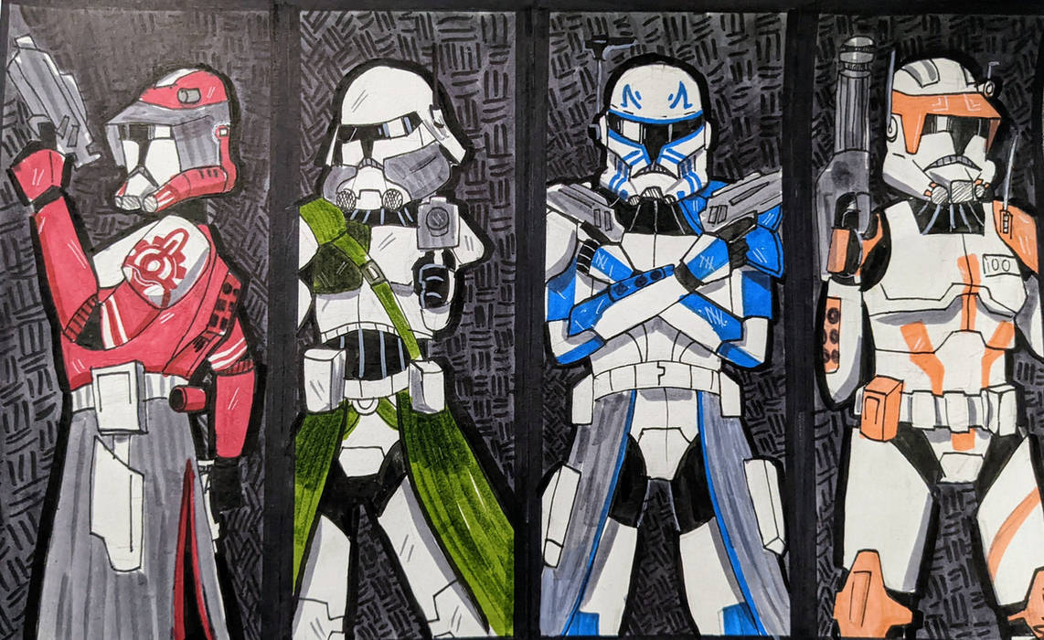 Clone Commanders by DrSmer on DeviantArt