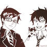 Ao no Exorcist: Okumura twins