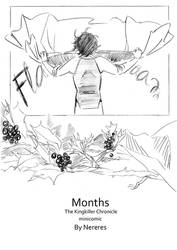 Bast/Kvothe comic: Months page 1