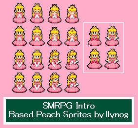 SMRPG Intro based Peach Poses by llynog on DeviantArt