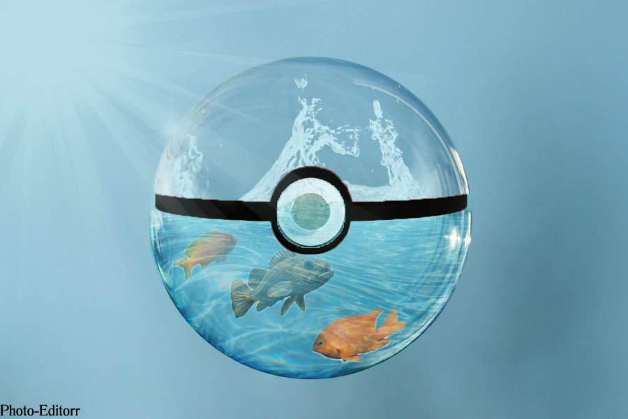 Water Pokeball. by Photo-Editorr on DeviantArt